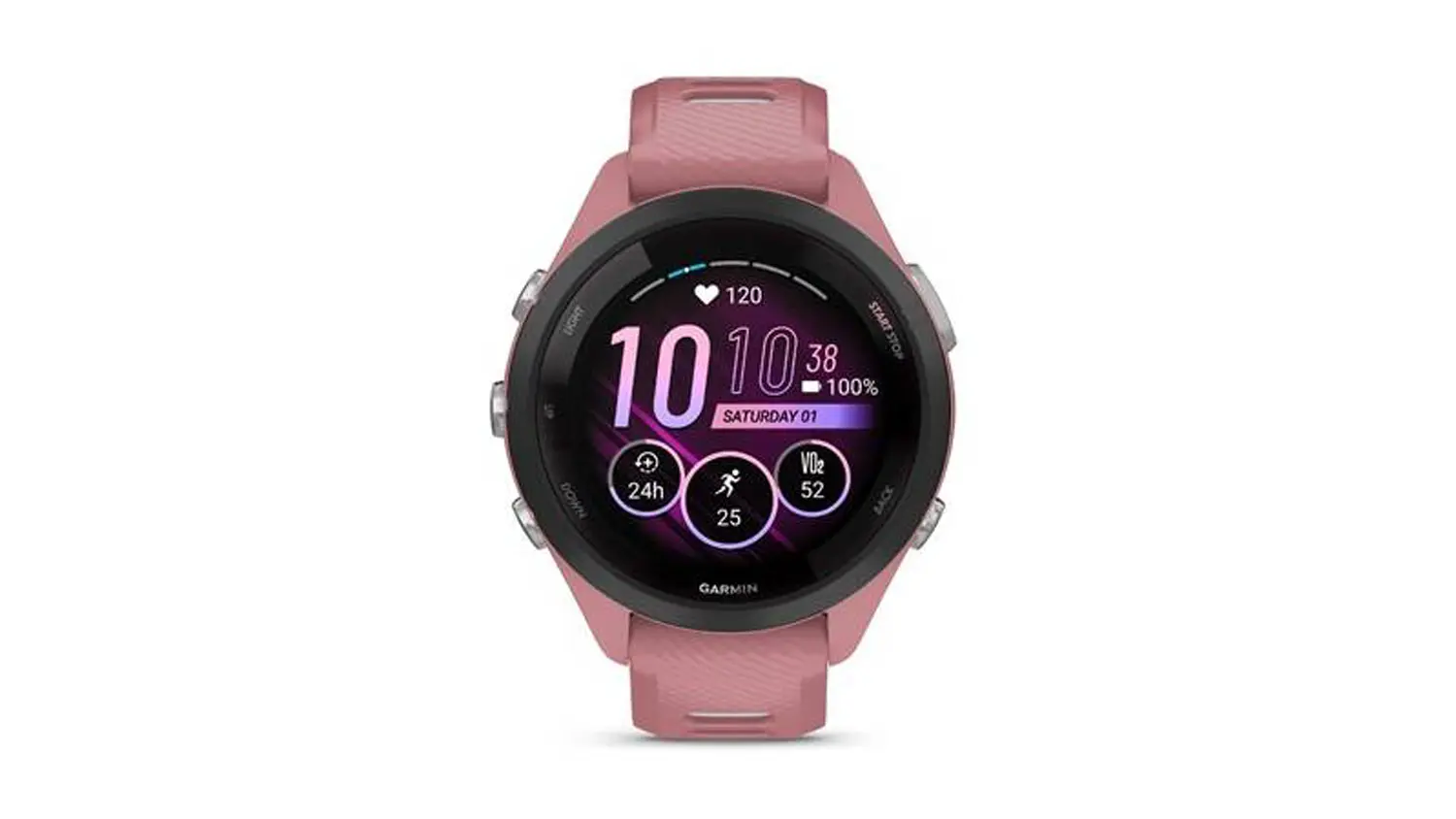 Hodinky Garmin Forerunner 265S se spuštěným tréninkem