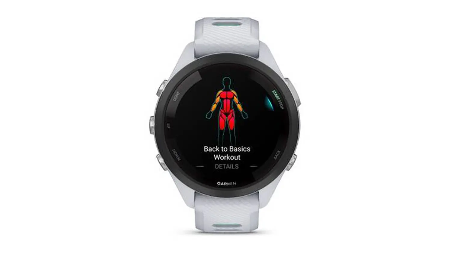 Hodinky Garmin Forerunner 265S se spuštěným tréninkem