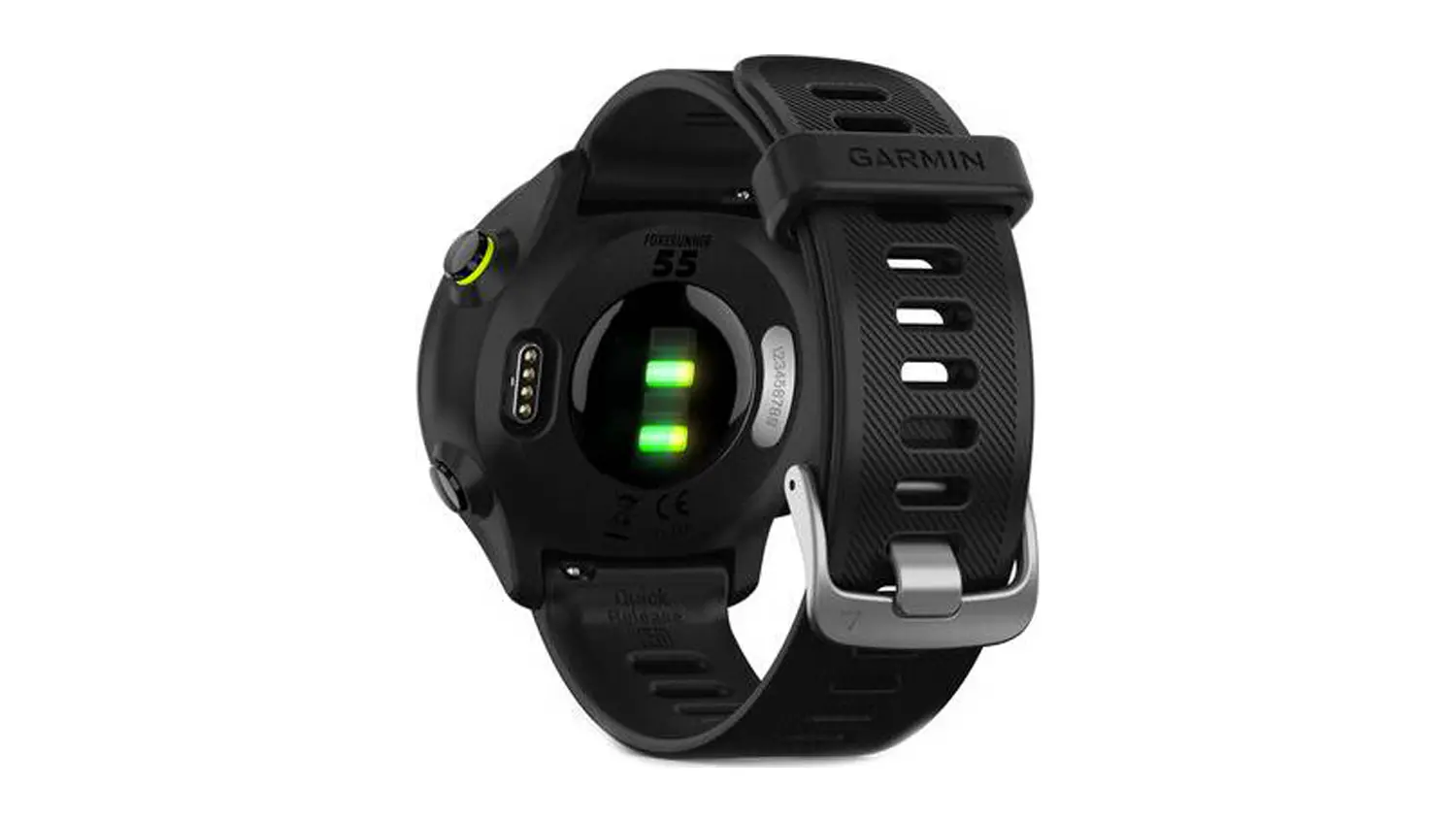 Chytré hodinky Garmin Forerunner 55 ze zadní strany
