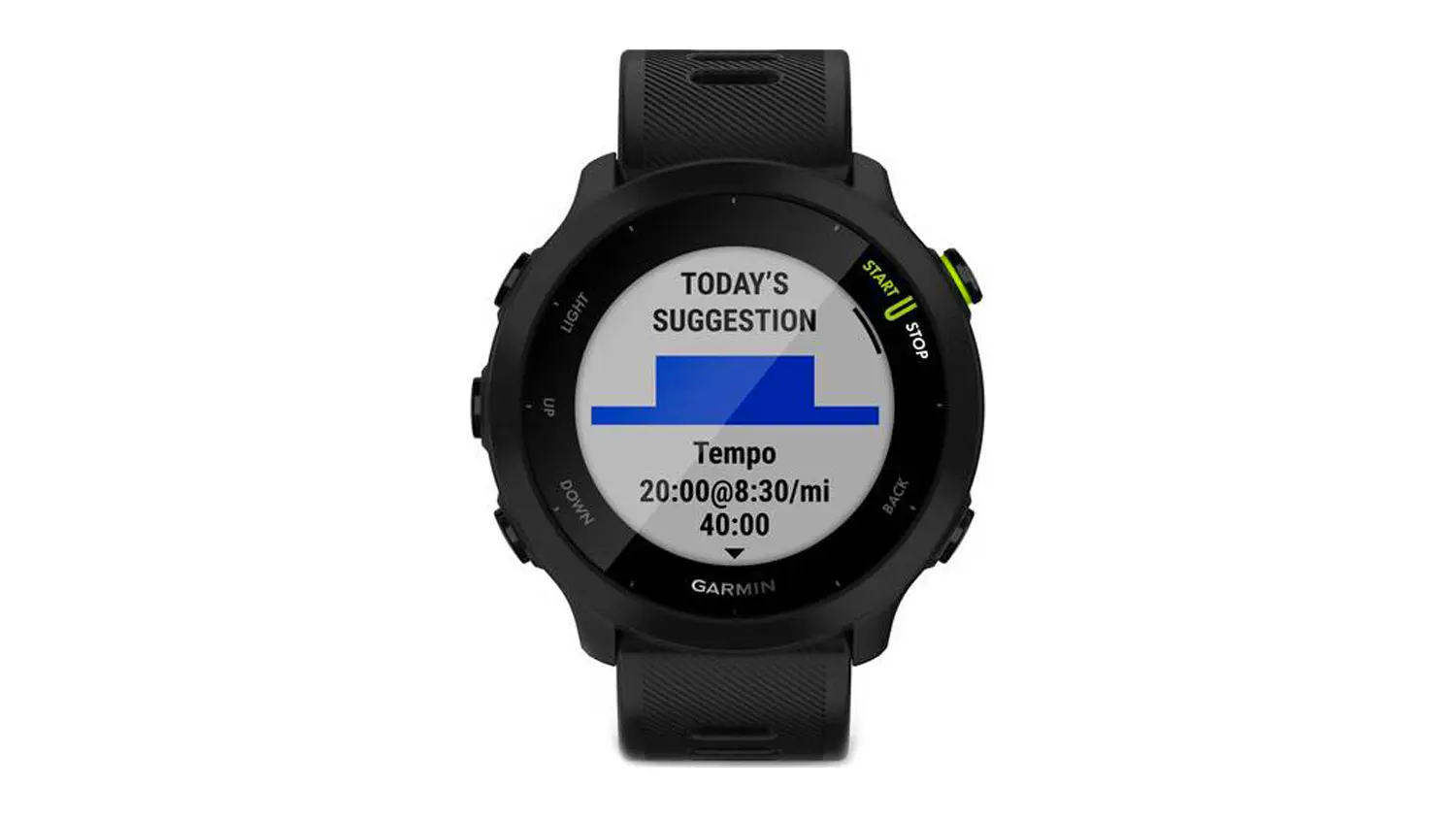 Tréninkové doporučení na hodinkách Garmin Forerunner 55