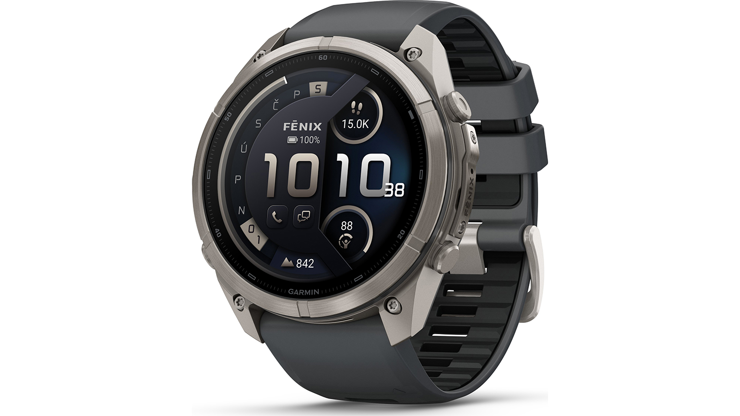 Chytr&eacute; hodinky Garmin fēnix 9 Pro inReach 51 mm, GRAPH/BK