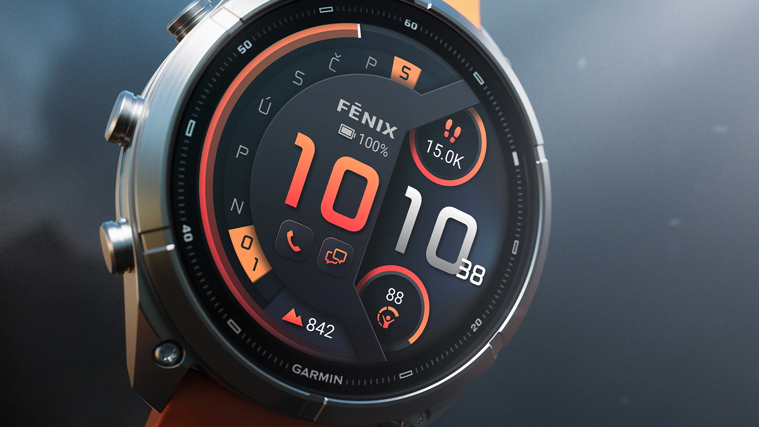 Displej hodinek Garmin fēnix 9 Pro