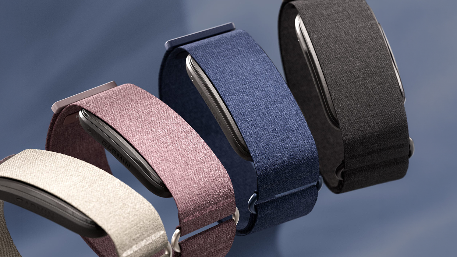 Barevn&eacute; varianty řem&iacute;nků Garmin CIRQA na chytr&yacute;ch n&aacute;ramc&iacute;ch