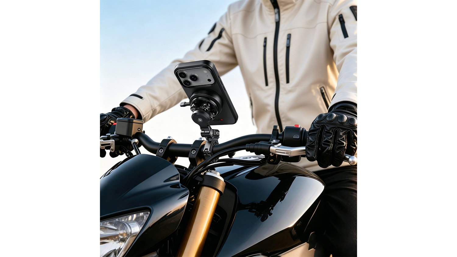 Držák GRxplore MT1 Handle Mount na motorce