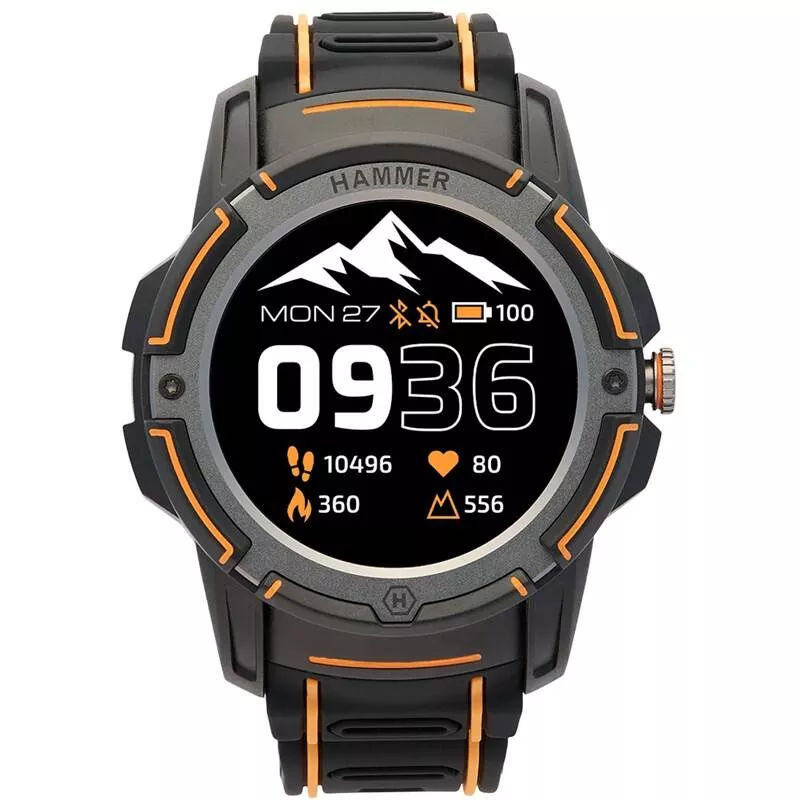 Chytr&eacute; hodinky Hammer Watch Plus Orange-Black_01
