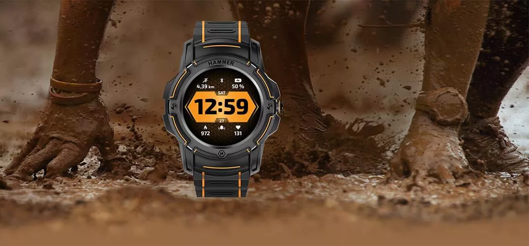 Chytr&eacute; hodinky Hammer Watch Plus Orange-Black_02