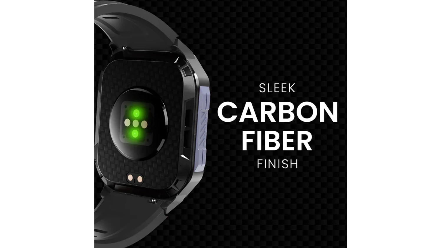 Zadn&iacute; strana smart hodinek HiFuture Ultra3 Red