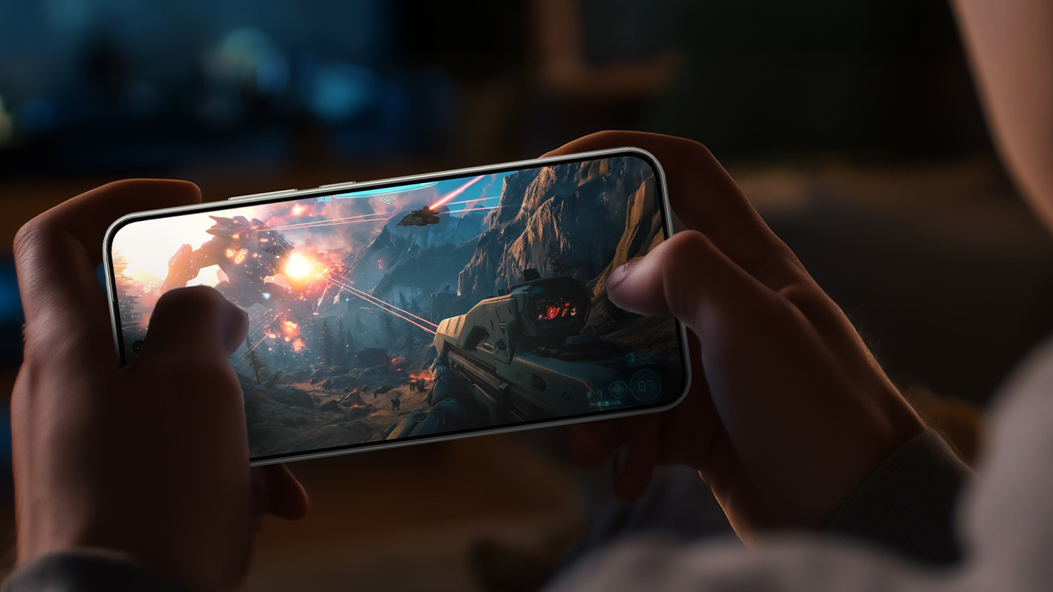 Hra na displeji mobilního telefonu HONOR Magic8 Lite
