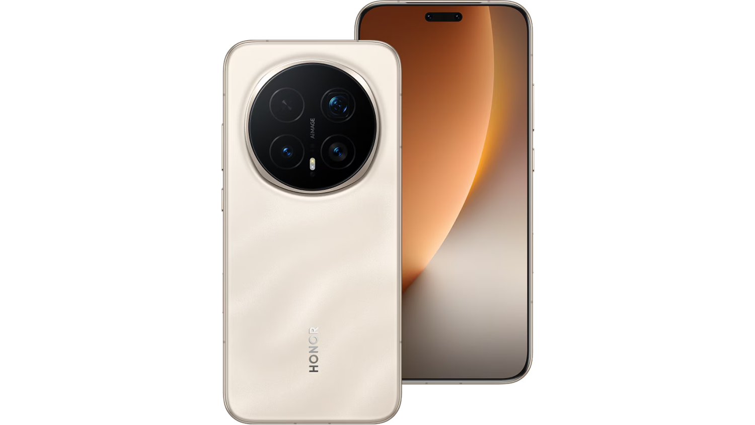 Přední a zadní strana mobilního telefonu HONOR Magic8 Pro