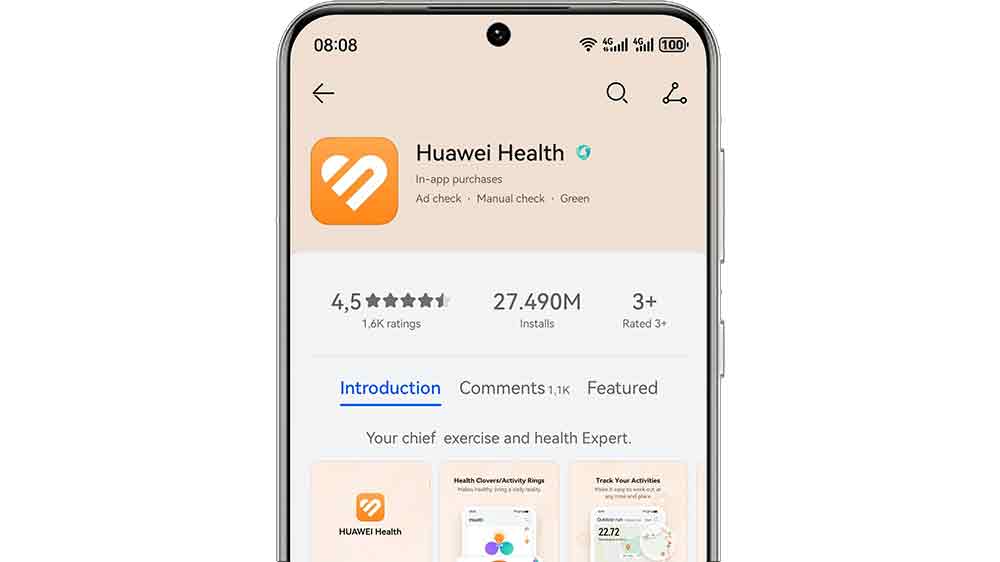 Chytré hodinky Huawei Watch D2 zpráva Health Glance_04