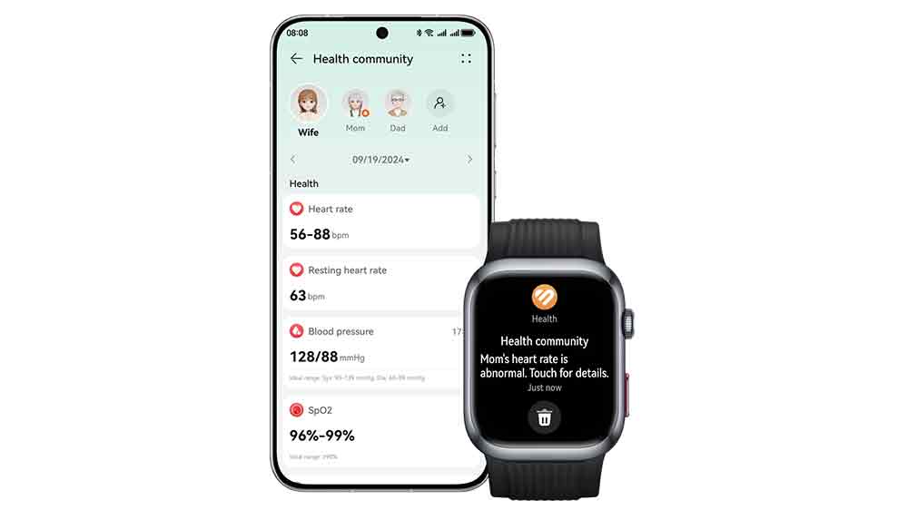 Chytré hodinky Huawei Watch D2 Health Community_05