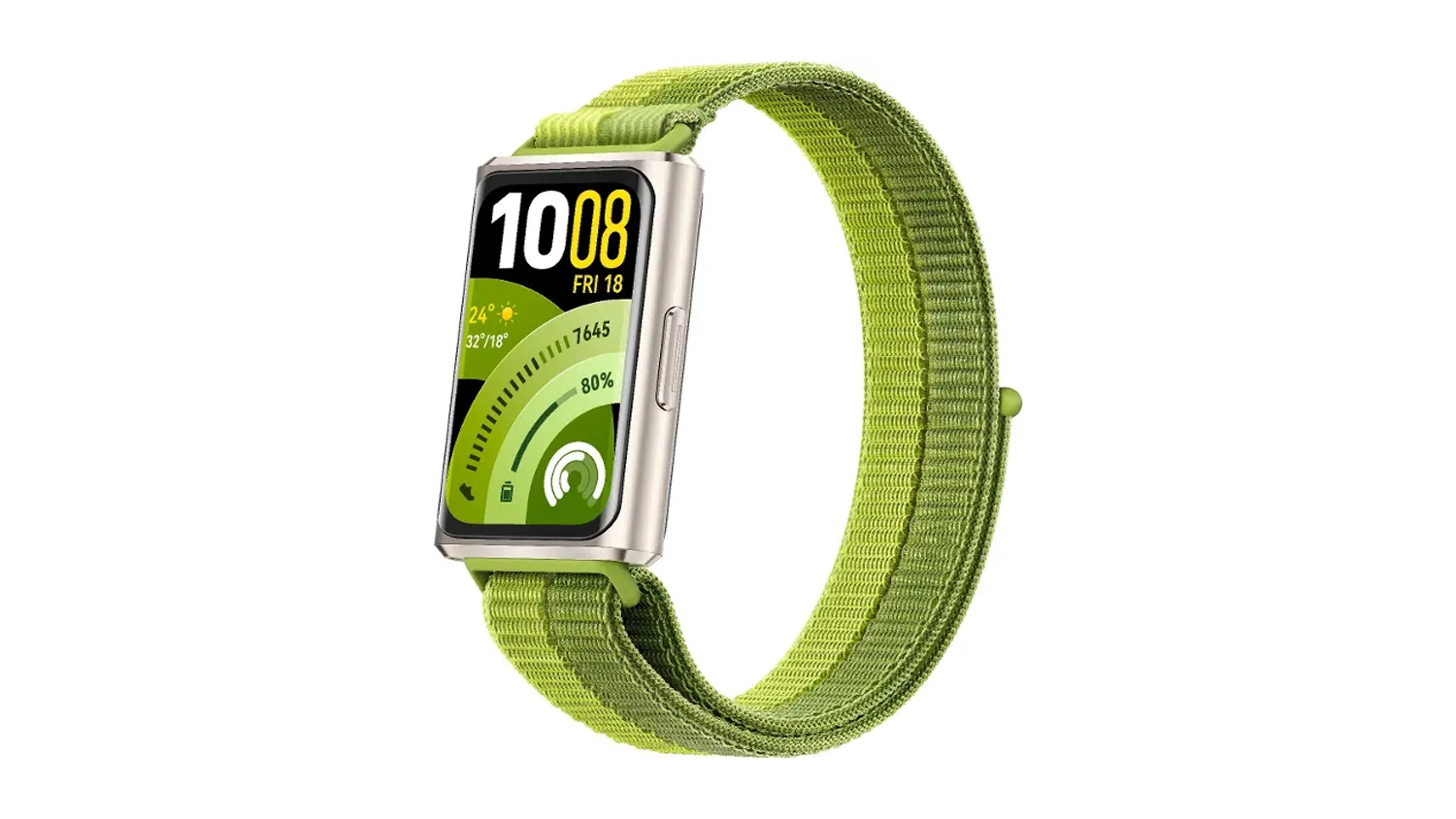 Chytr&yacute; n&aacute;ramek Huawei Band 11 Pro zelen&yacute; bočn&iacute; pohled