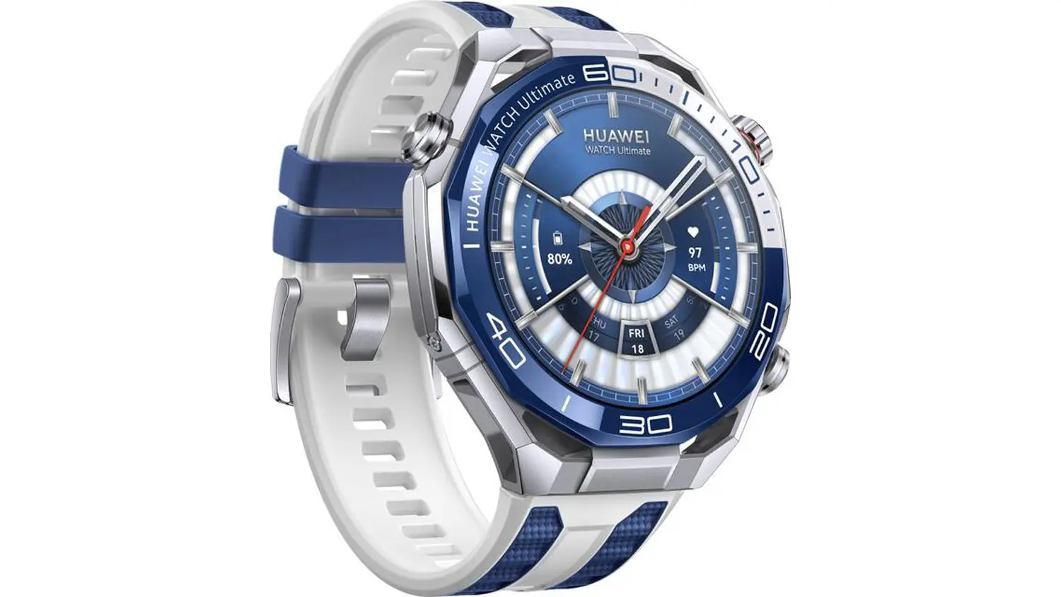 Chytré hodinky HUAWEI WATCH Ultimate 2 Green z boku