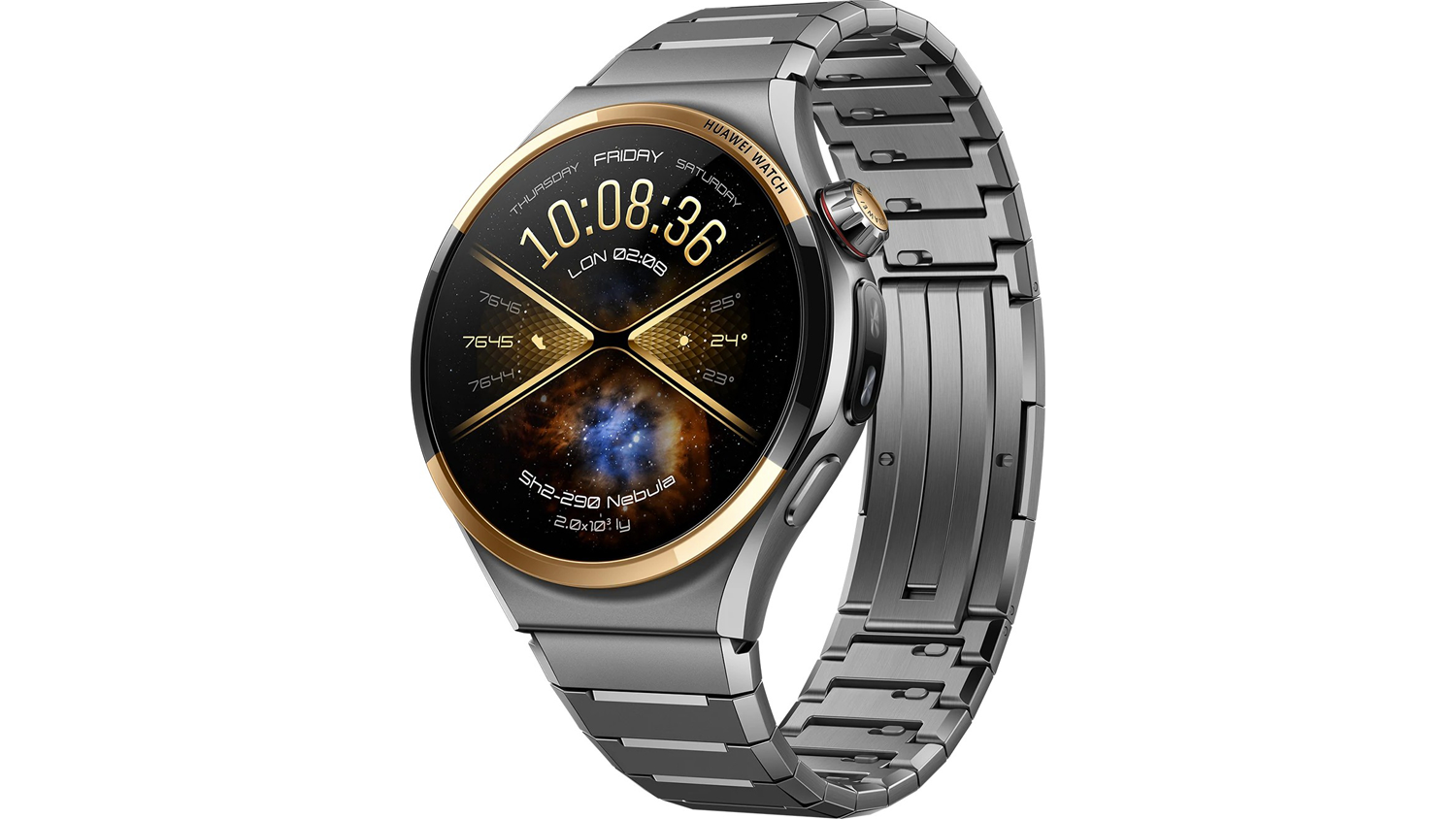 Chytr&eacute; hodinky Huawei Watch 6 Pro 46 mm NFC Titanium
