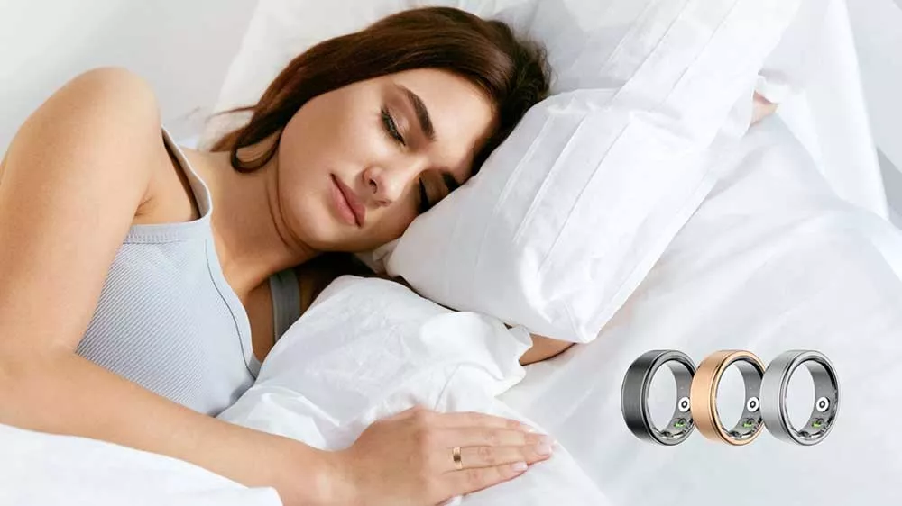 Měření spánku chytrým prstenem iGet Smart Ring R1_03