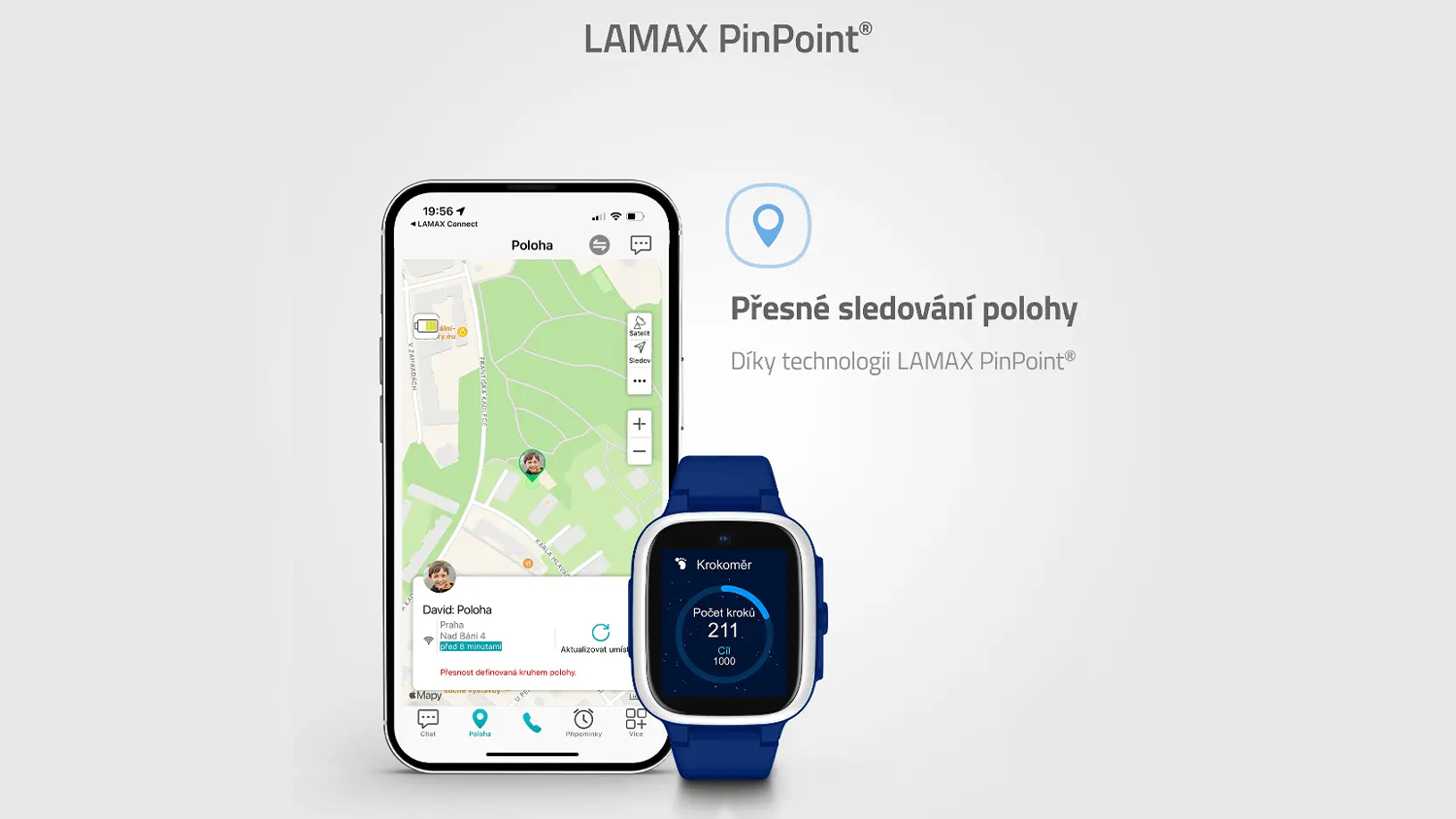 Aplikace a lokalizace pohybu