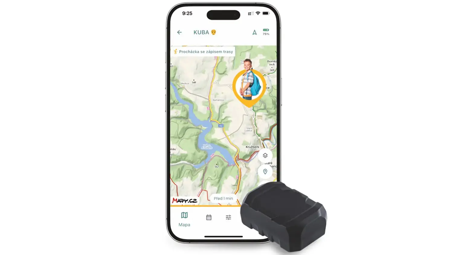 GPS lok&aacute;tor Mala GPS s telefonem