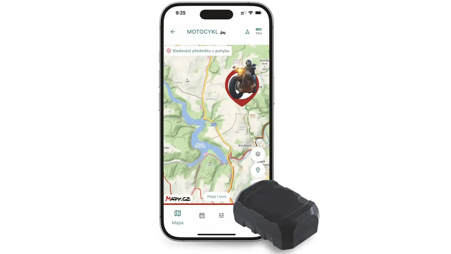 GPS lokátor Mala hlídání majetku s telefonem