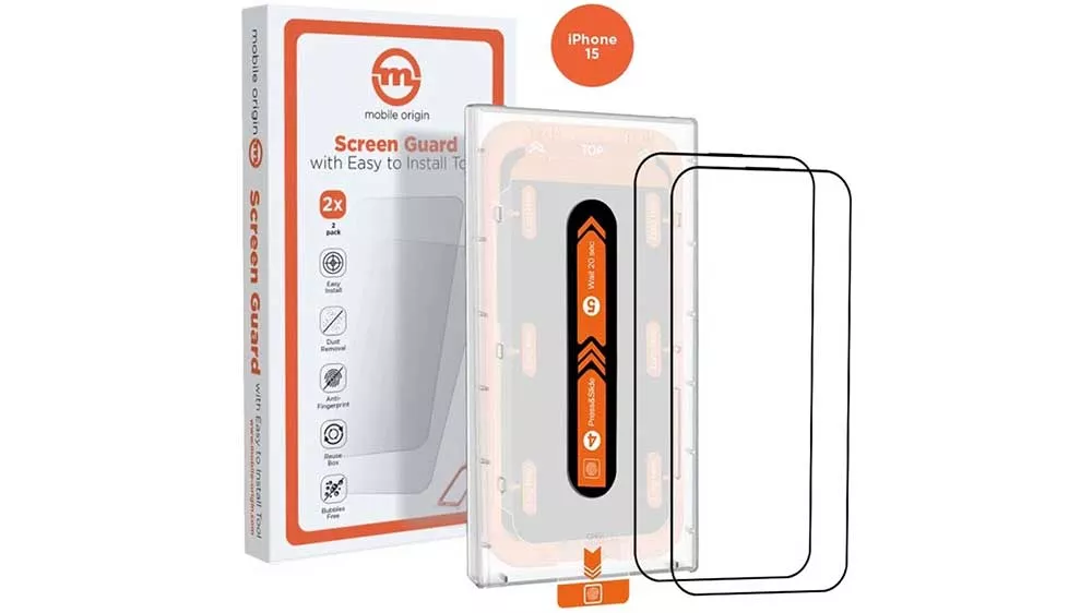 Ochranné sklo iPhone 15 Mobile Origin Orange_01