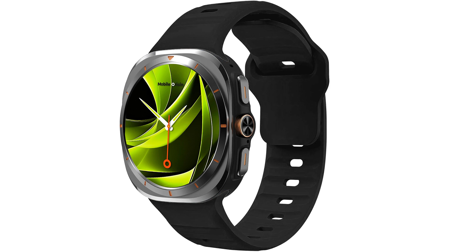 Řemínek na hodinky Mobile Origin Easy Strap Silicone Galaxy Watch Ultra 47mm černý