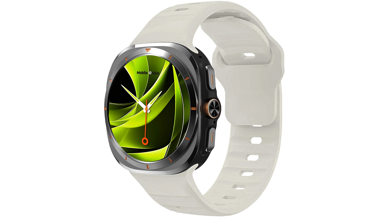 Řem&iacute;nek na hodinky Mobile Origin Easy Strap Silicone Galaxy Watch Ultra 47mm Starlight