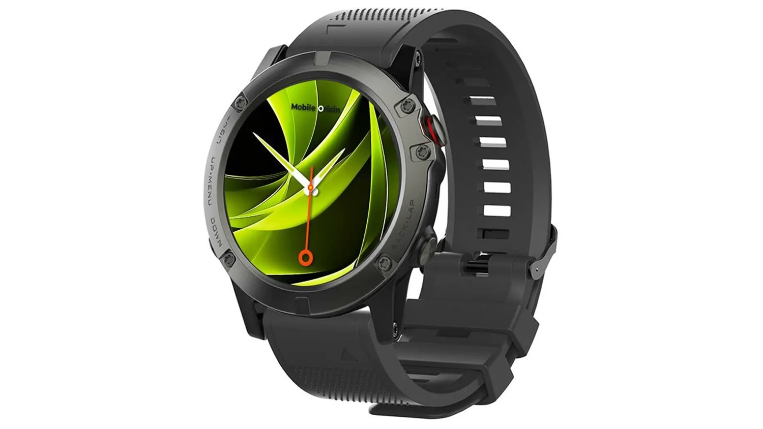 Řem&iacute;nek na hodinky Mobile Origin Easy Strap ES1 Quick Fit pro Garmin 22mm čern&yacute; předn&iacute; pohled