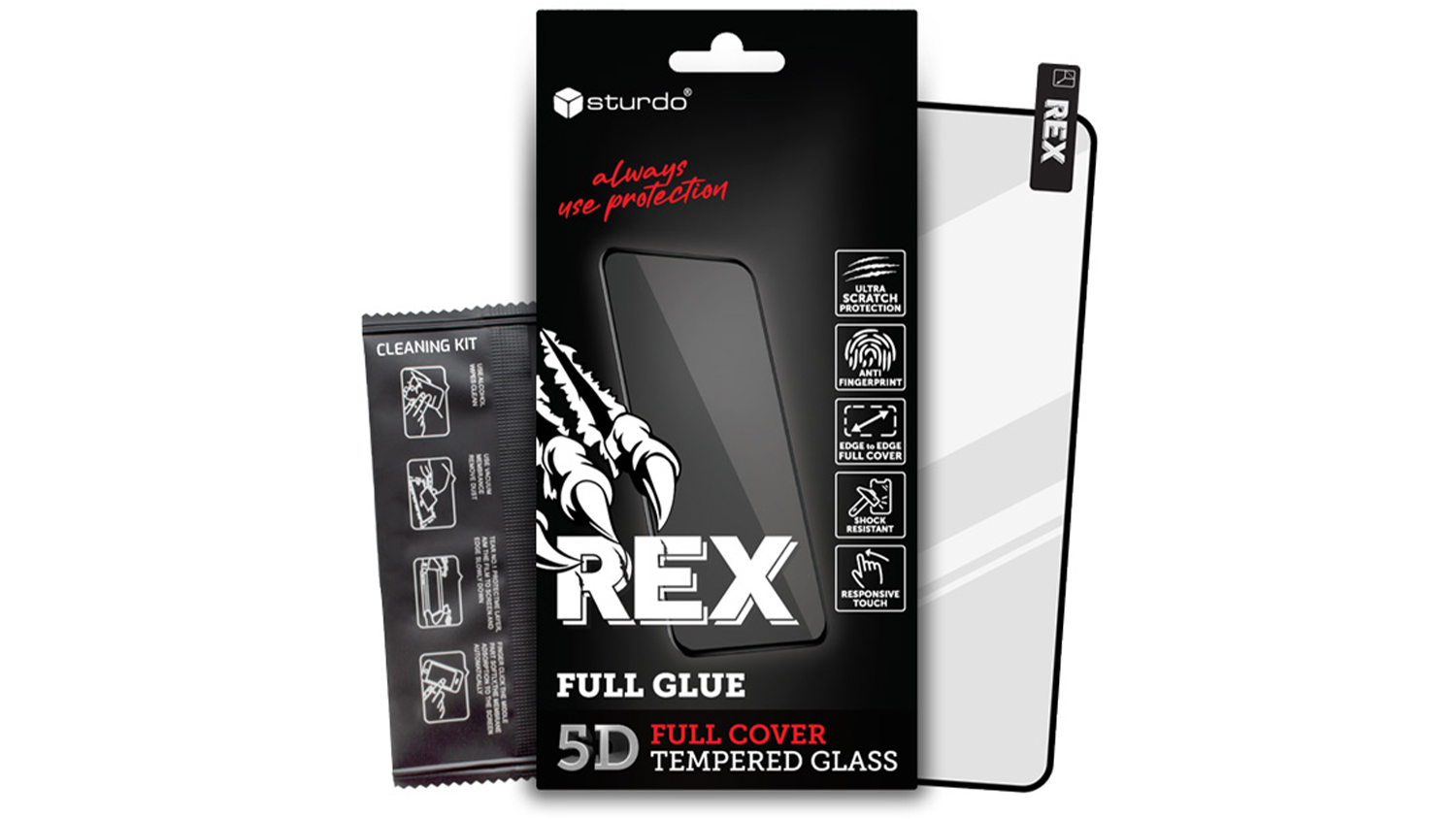 Ochrann&eacute; sklo Sturdo REX FullGlue 5D pre Samsung Galaxy A27