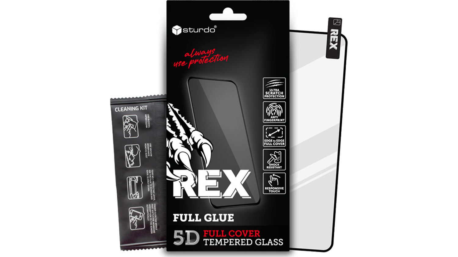 Ochrann&eacute; sklo Sturdo REX 5D Xiaomi Redmi A7 Pro