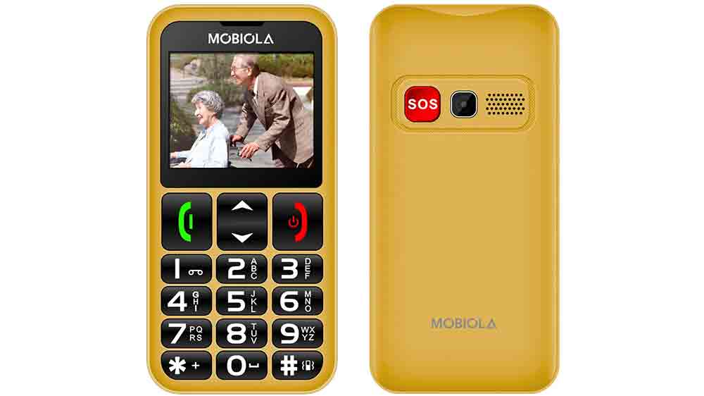 Mobilný telefón MOBIOLA MB700, zlatý_01