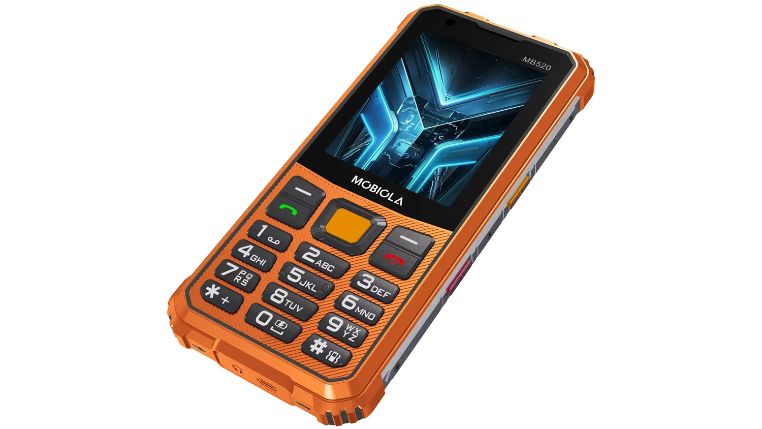 Odoln&yacute; tlač&iacute;tkov&yacute; telefon MOBIOLA MB520 TitanX