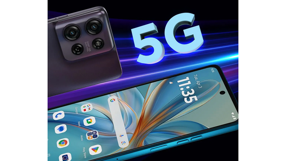 Ilustrační fotografie technologie 5G na mobilním telefonu Motorola Moto G75 5G_06