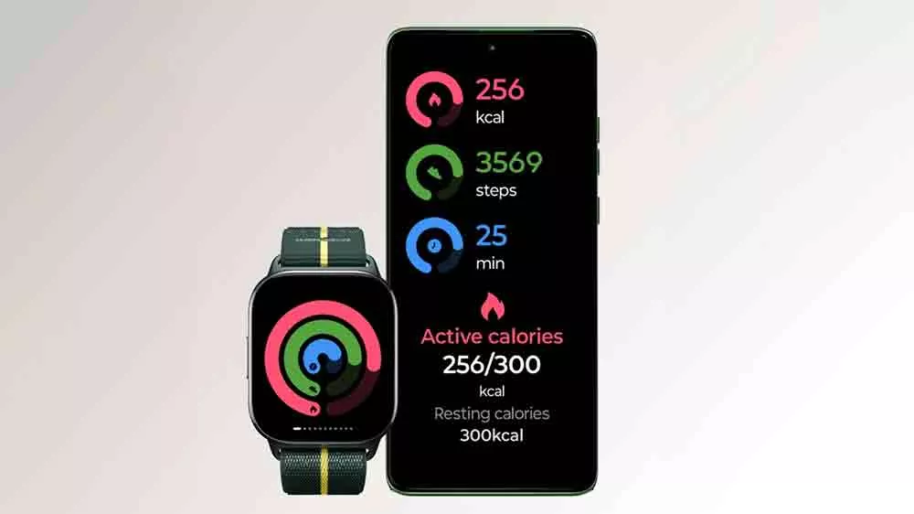 Hodinky Moto Watch Fit Motorola Trekking Green s mobilem s otevřenou aplikac&iacute; Moto Watch_04