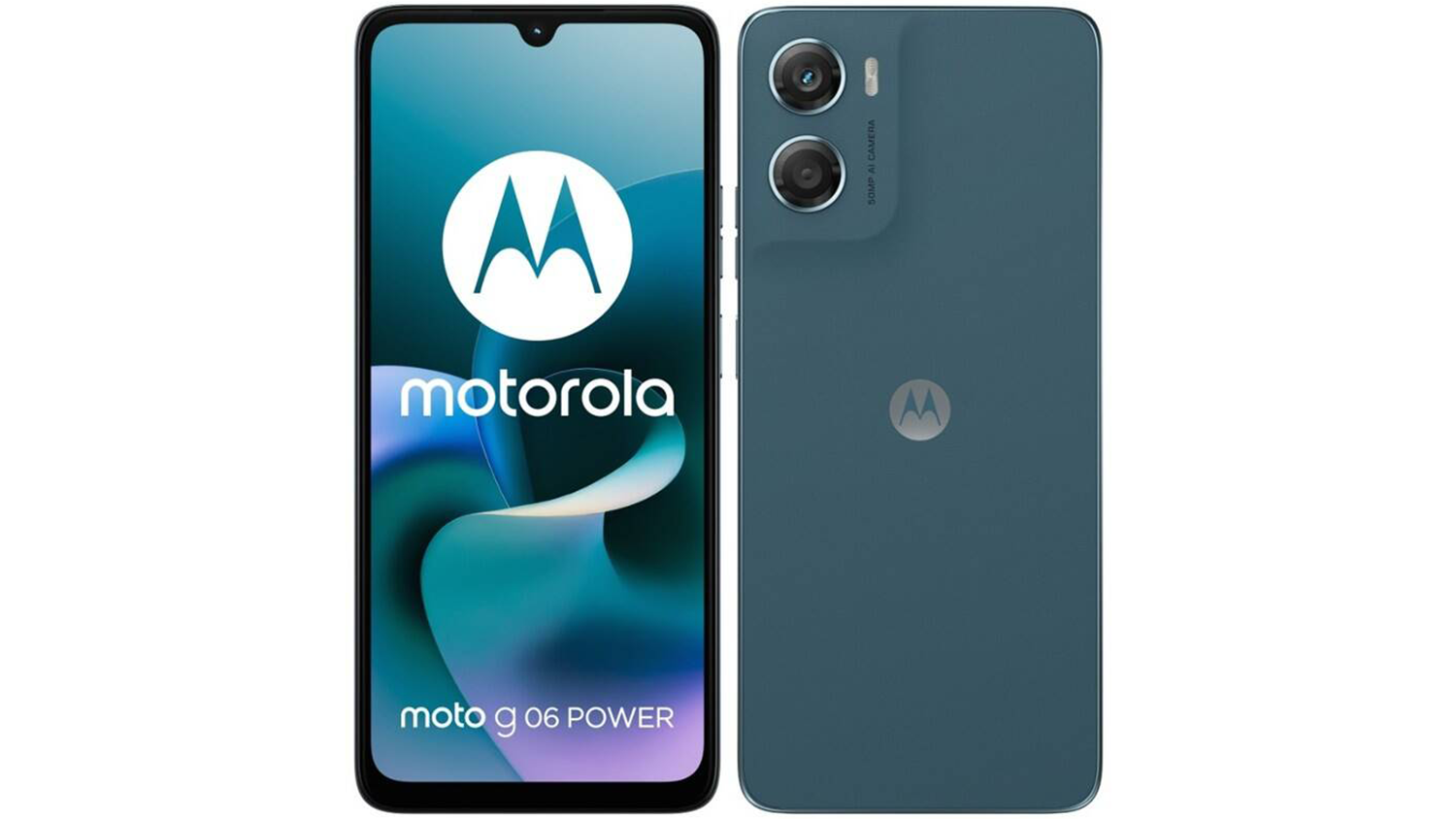 Smartf&oacute;n Motorola Moto G06 Power 4/256 GB PANTONE Tapestry pohľadom spredu a zozadu