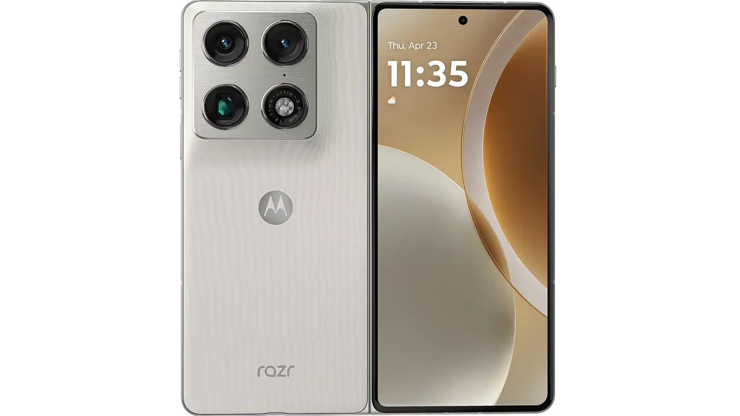 Mobilní telefon Motorola Razr Fold 16/512 GB PANTONE Lily White