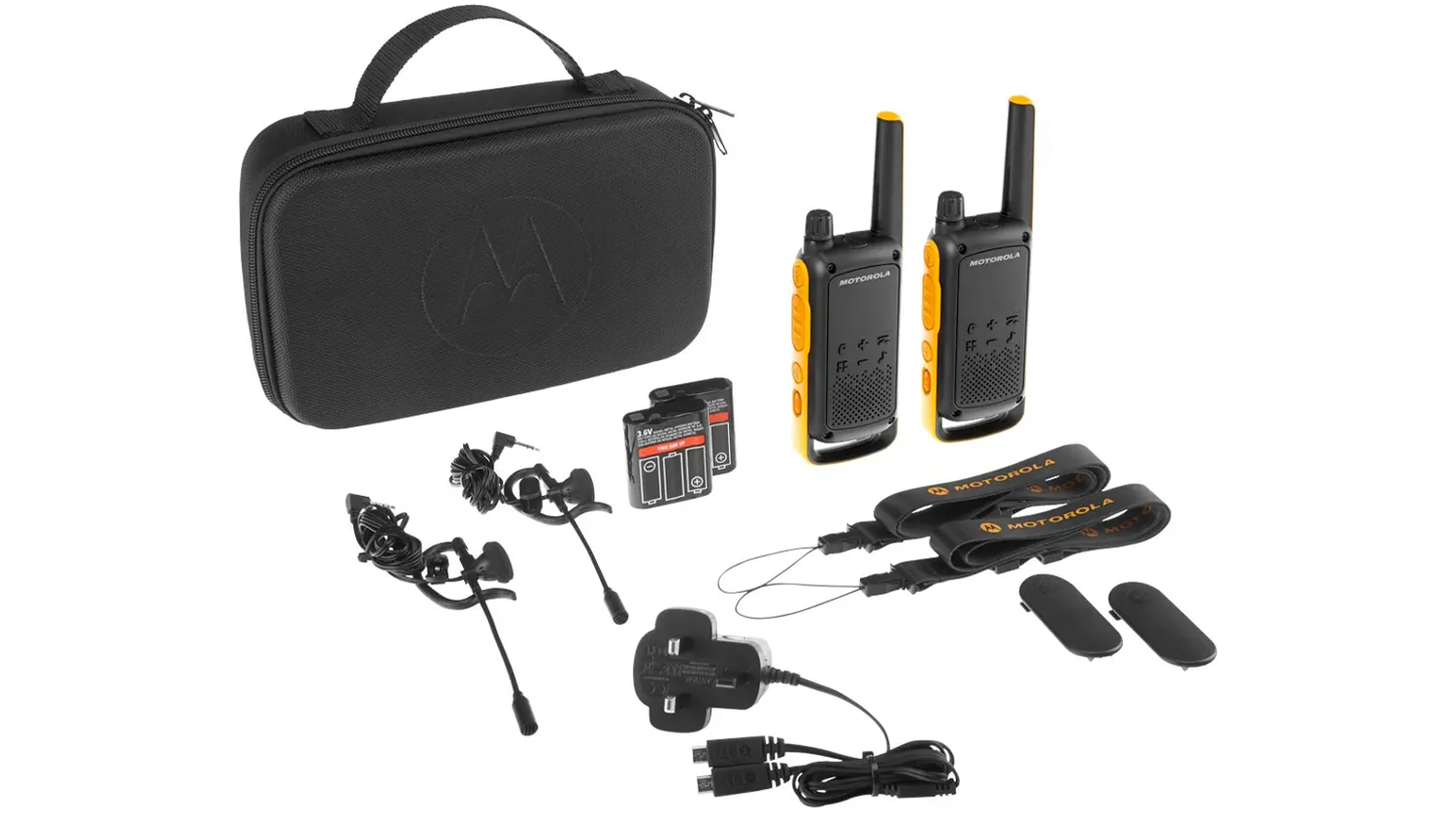 Vys&iacute;lačky Motorola T82 Extreme Pack Walkie-Talkie s obsahem cel&eacute;ho balen&iacute;