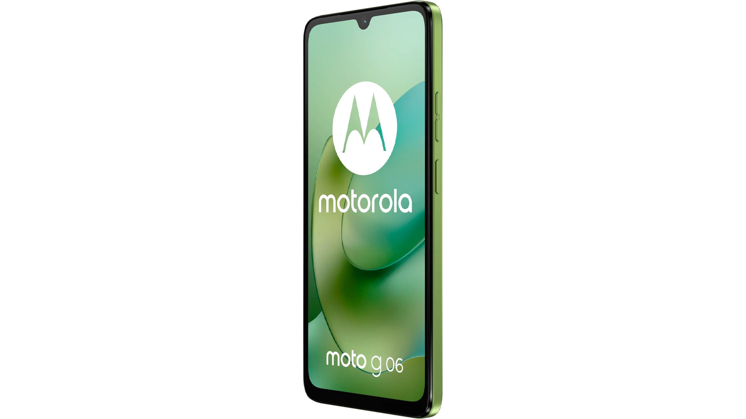 Pohľad &scaron;ikmo spredu na telef&oacute;n Motorola Moto G06