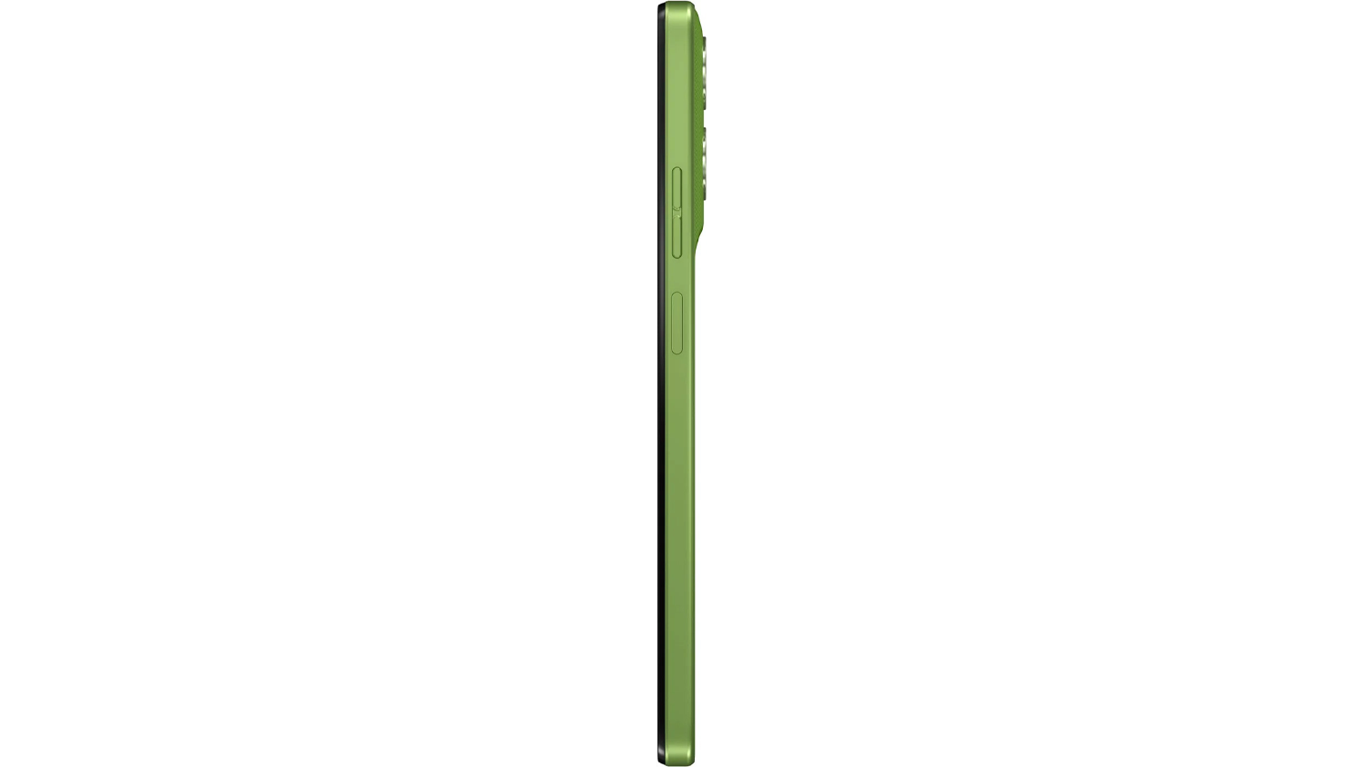 Pohľad zboku na telef&oacute;n Motorola Moto G06
