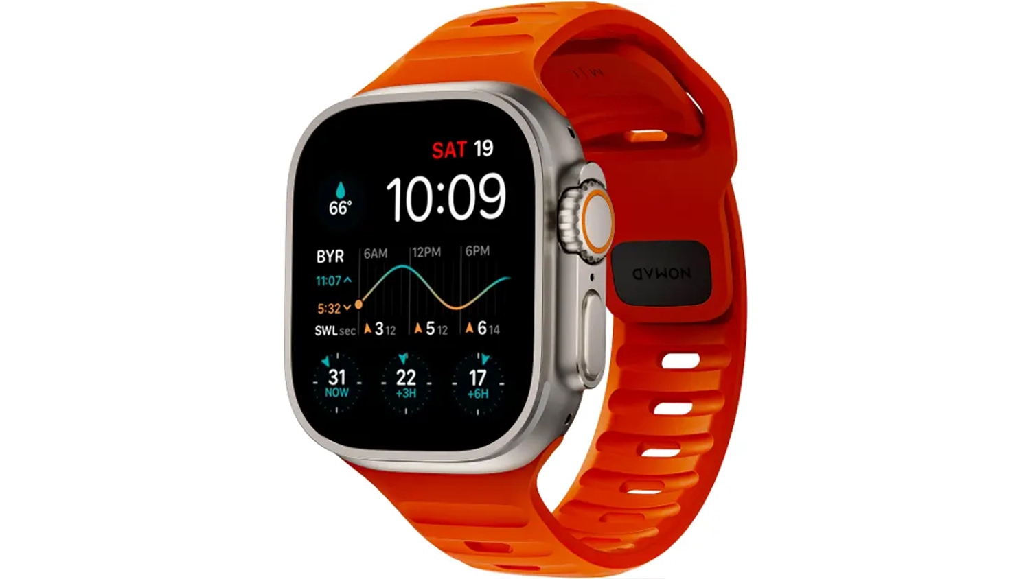 Sportovn&iacute; p&aacute;sek Nomad Sport Band Ultra Orange