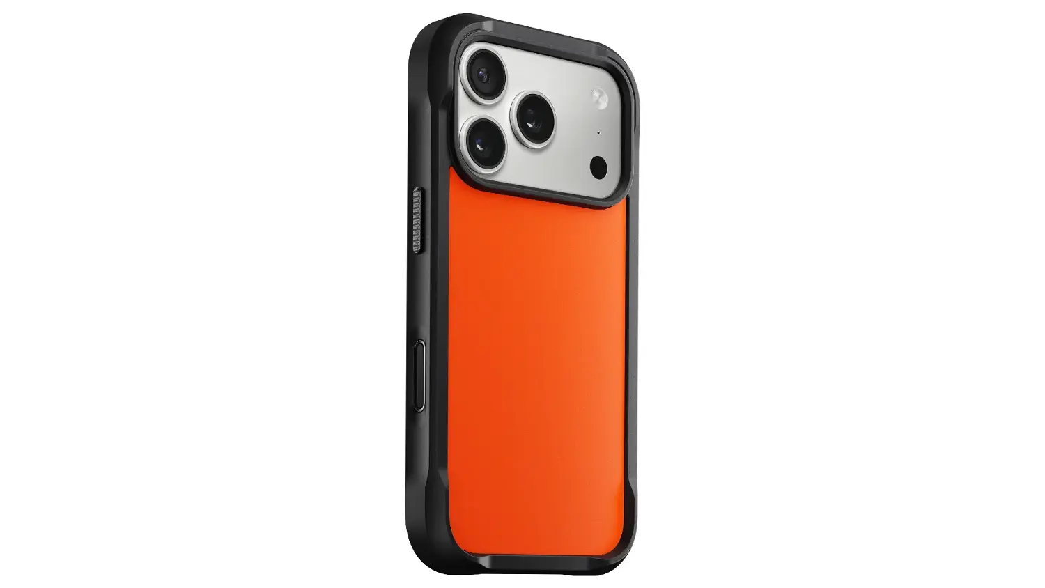 Kryt na mobil Nomad Rugged Case iPhone 17 Pro Ultra orange &scaron;ikm&yacute; predn&yacute; pohľad