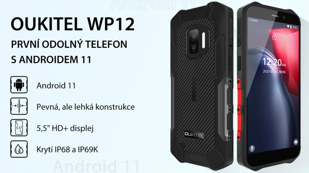 Mobilní telefon OUKITEL WP12 Pro Red_03