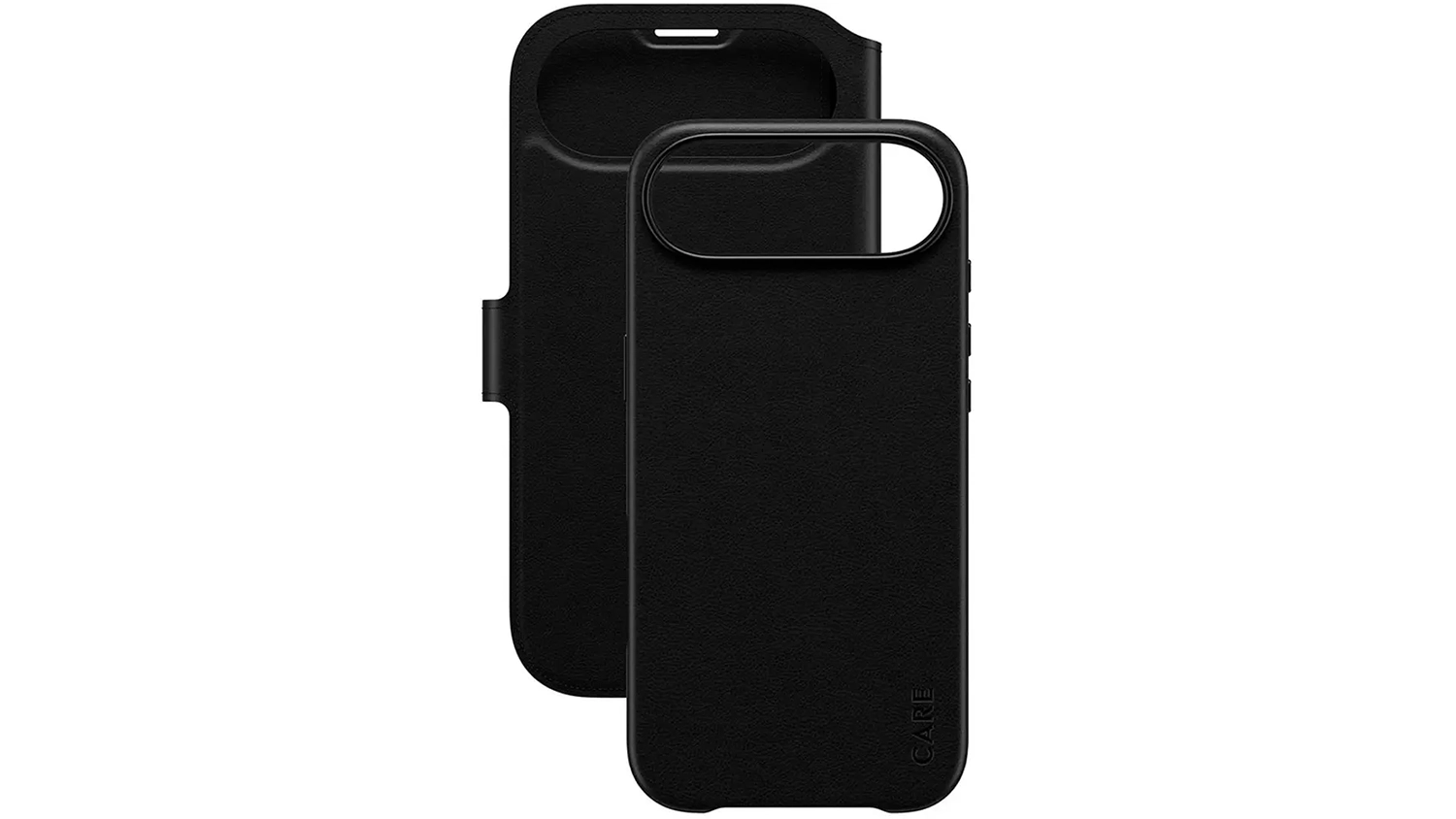 Kryt na mobil Panzer Glass Wallet Tango 2v1 AIR PG čierny predný aj zadný pohľad
