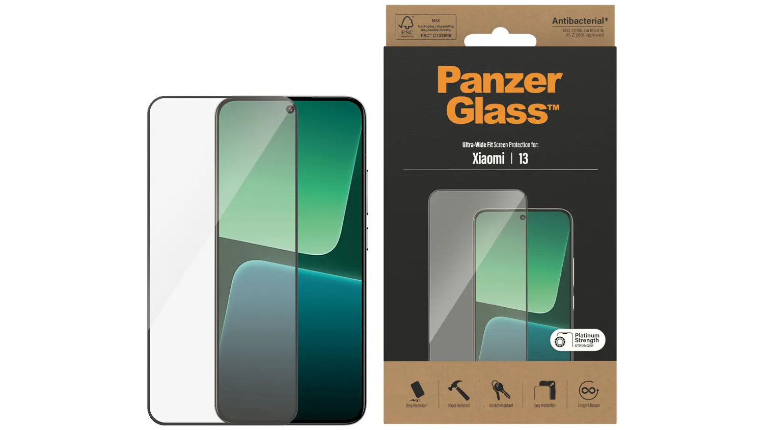 Ochranné sklo PanzerGlass UWF AB pre Xiaomi 14/13 v originálnom balení