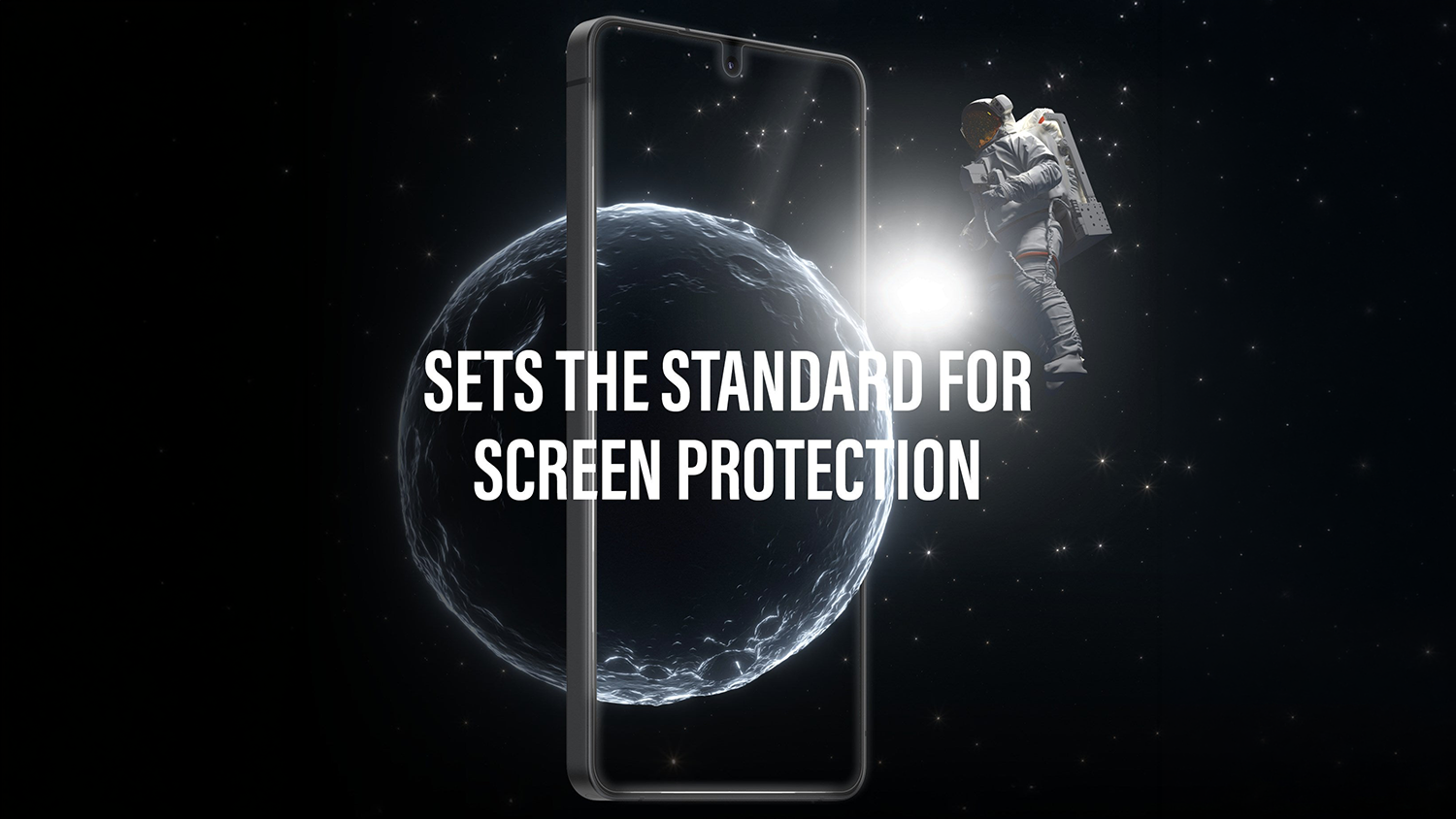 Astronaut vo vesmíre s mobilným telefónom