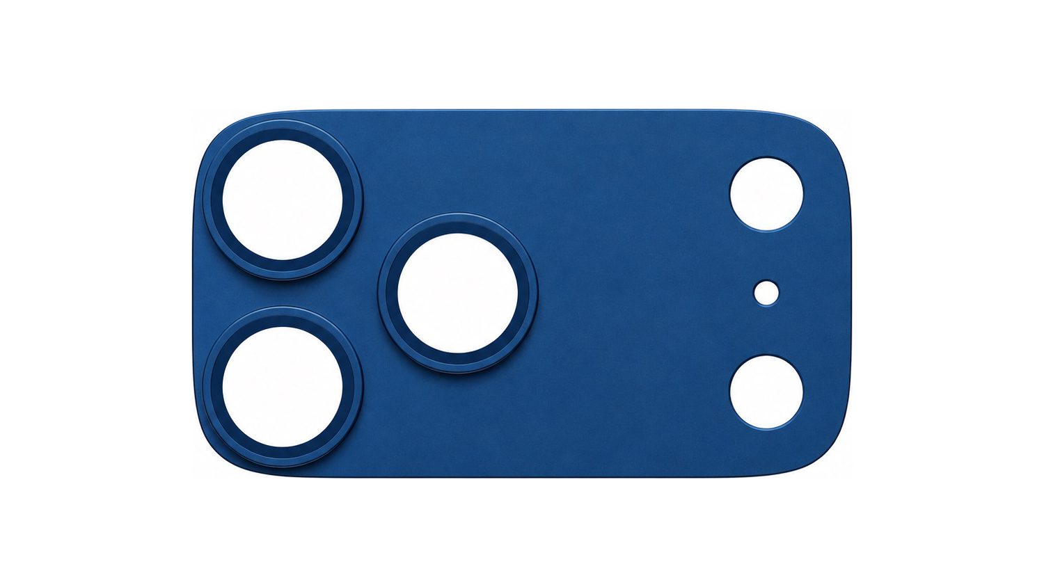 Ochranný kryt objektívu PanzerGlass FENDER pre iPhone 18 Pro Shades of Blue