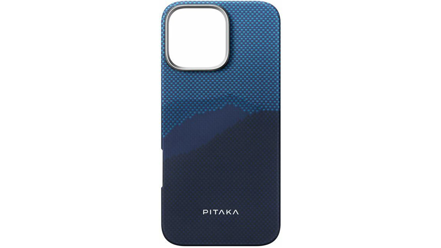 Kryt na mobil Pitaka Tactile Woven Case iPhone 16 Pro StarPeak Over the Horizon zobrazuj&iacute;c&iacute; celkov&yacute; design