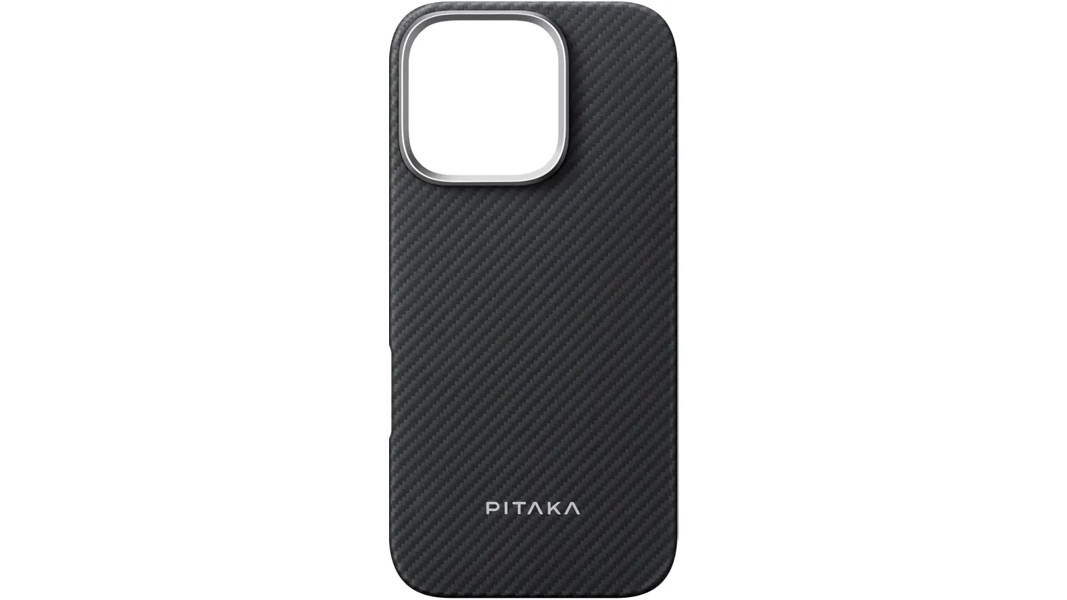 Kryt na iPhone 16 Pro Pitaka MagEZ Case 5 KI1601PA Black/Grey Twill