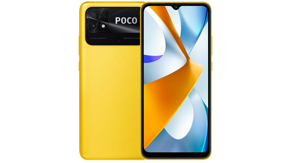 Chytrý telefon POCO C40 Yellow