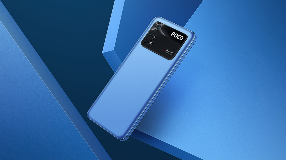 Mobilní telefon POCO M4 5G Cool Blue (4GB/64GB)