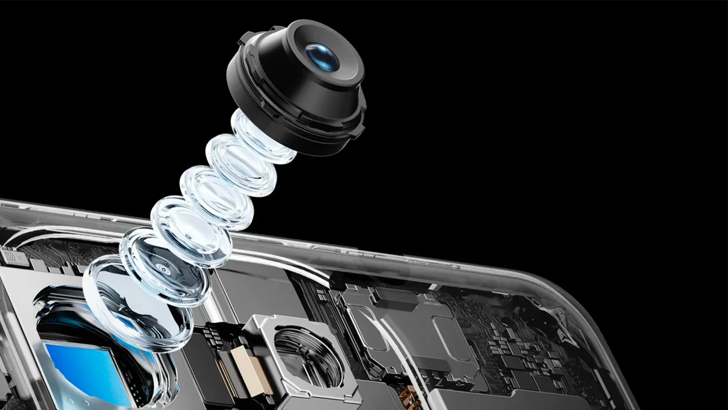 Vrstvy fotoapar&aacute;tu smartf&oacute;nu Realme 16 Pro+ 5G