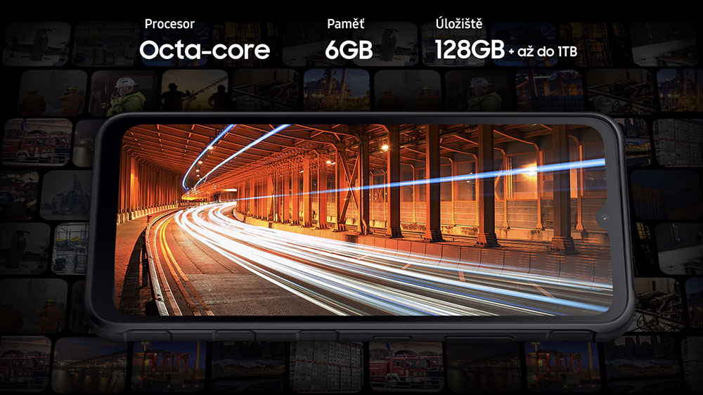 Výkonný mobilní telefon Samsung Galaxy XCover7 Black_03